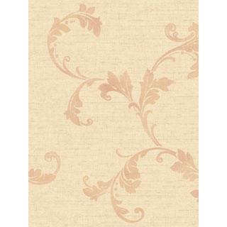 Seabrook Designs CL61809 Claybourne Acrylic Coated Scrolls-leaf and ironwork Wallpaper
